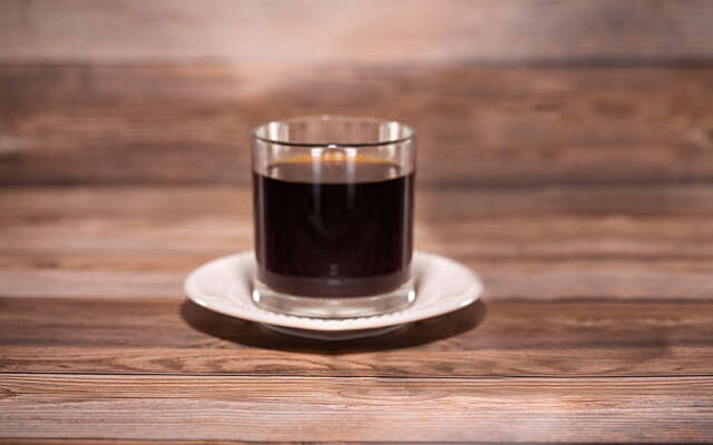 A single cup of coffee
